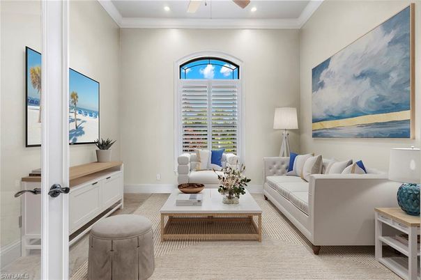 Interior, Living room, Recessed Lighting