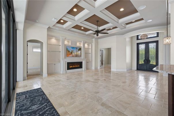 Fireplace, Interior, Pendant Lights, Recessed Lighting