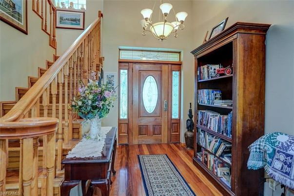 Chandelier, Interior, Wood Texture Flooring
