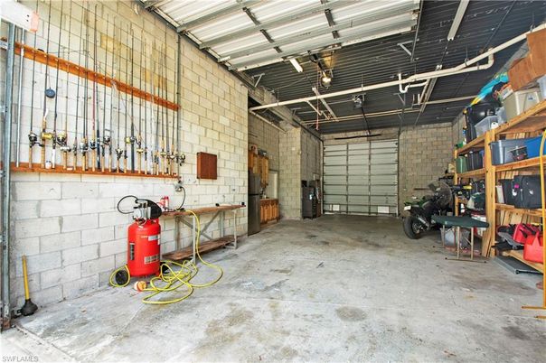 Garage, Interior, Stone Walls