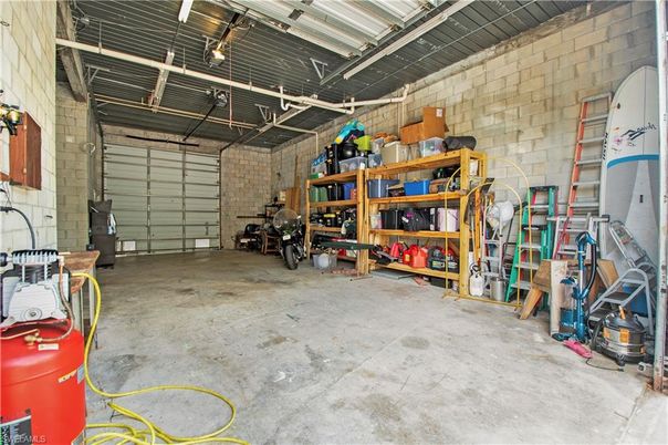 Garage, Interior, Stone Walls