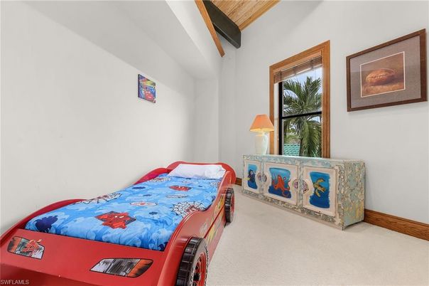 Bedroom, Interior, Wooden Beams