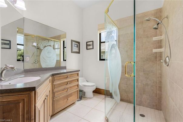Bathroom, Glass Shower, Interior