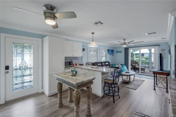 Chandelier, Interior, Kitchen, Pendant Lights, Wood Texture Flooring
