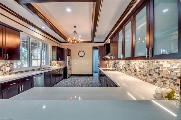 Chandelier, Interior, Kitchen, Pendant Lights, Recessed Lighting