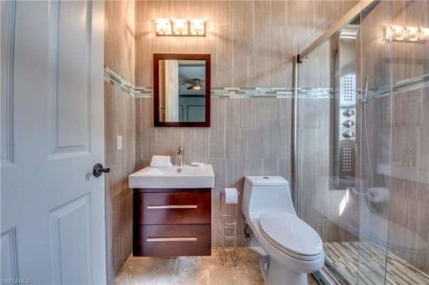 Bathroom, Glass Shower, Interior