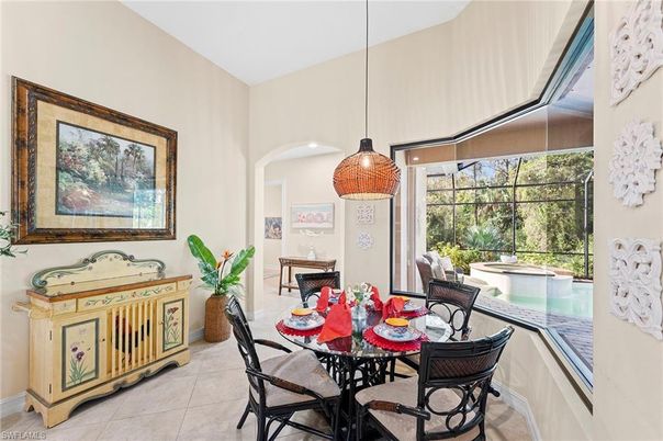 Dining room, Interior, Pendant Lights