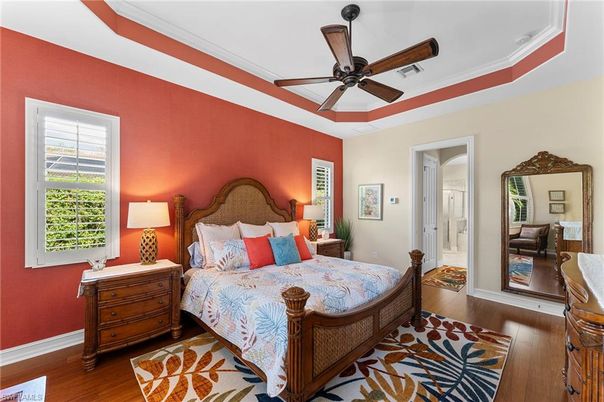 Bedroom, Interior, Wood Texture Flooring