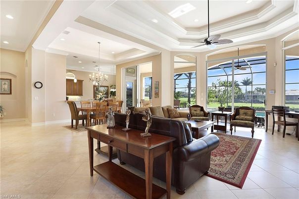 Chandelier, Dining room, Interior, Living room, Recessed Lighting