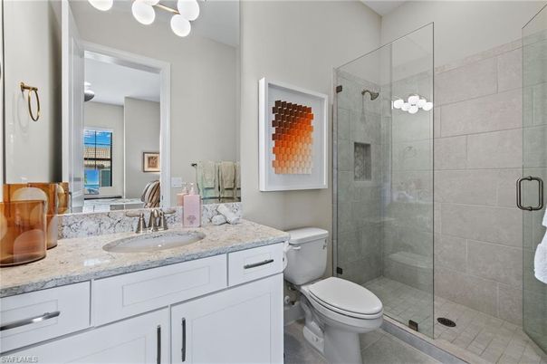 Bathroom, Glass Shower, Interior