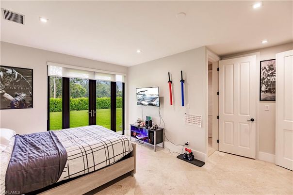 Bedroom, Interior, Recessed Lighting
