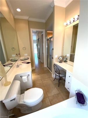 Bathroom, Interior, Recessed Lighting