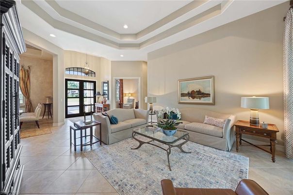 Interior, Living room, Recessed Lighting