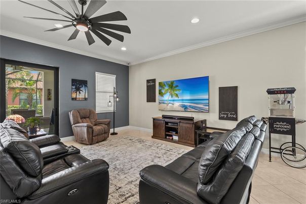 Interior, Living room, Recessed Lighting