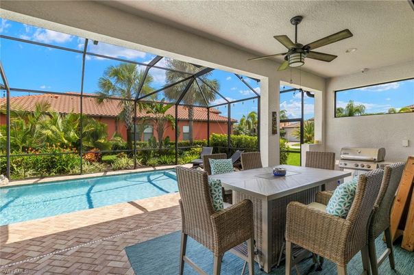 Dining room, Glass Ceilings, Interior, Pool, Sun Room