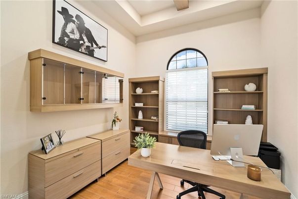Home Office, Interior, Wood Texture Flooring