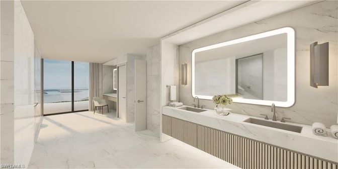 Bathroom, Interior, Marble, Water