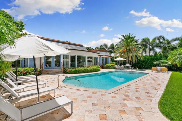 Exterior, Pool, Solar Panels