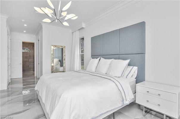 Bedroom, Interior, Pendant Lights, Recessed Lighting