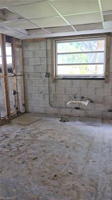Bathroom, Empty room, Interior, Stone Walls