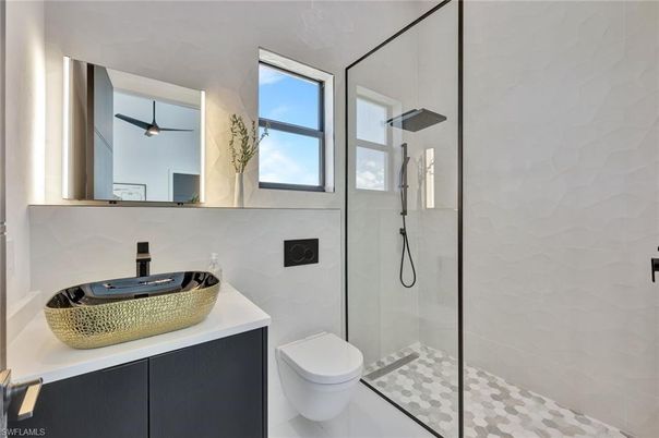Bathroom, Glass Shower, Interior