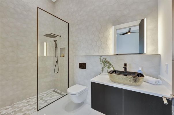 Bathroom, Glass Shower, Interior