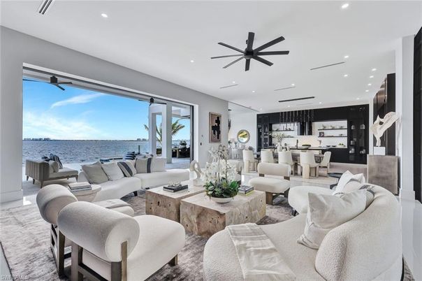 Dining room, Interior, Kitchen, Living room, Pendant Lights, Recessed Lighting, Water