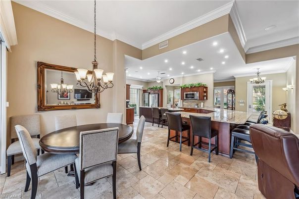 Chandelier, Dining room, Interior, Recessed Lighting