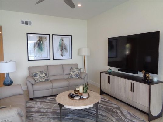Interior, Living room, Recessed Lighting