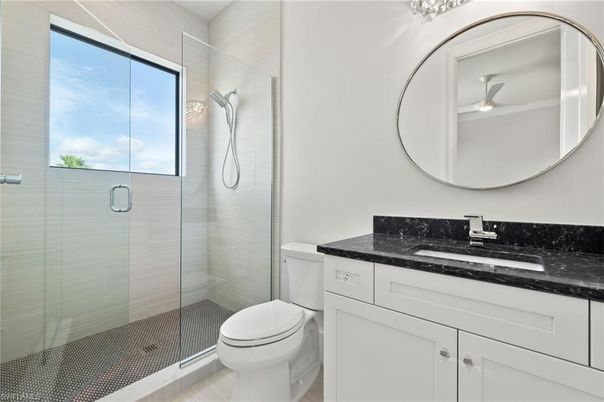 Bathroom, Glass Shower, Interior