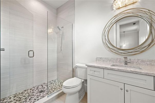 Bathroom, Glass Shower, Interior