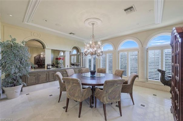 Chandelier, Dining room, Interior, Recessed Lighting