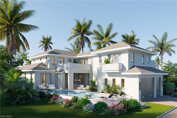 Attached, Exterior, Facade, Pool, Modern