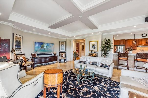 Interior, Kitchen, Living room, Recessed Lighting