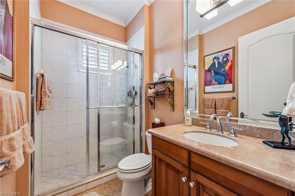 Bathroom, Glass Shower, Interior