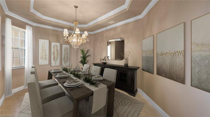 Chandelier, Dining room, Interior