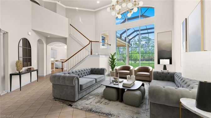 Interior, Living room, Pendant Lights, Recessed Lighting