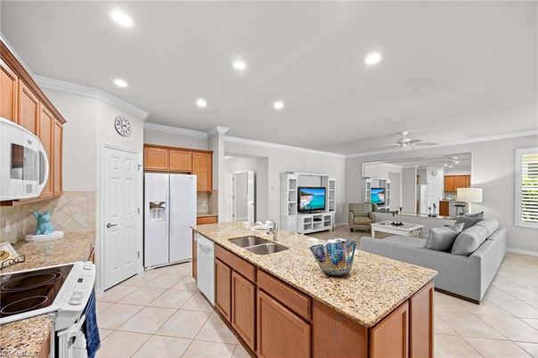 Interior, Kitchen, Living room, Recessed Lighting
