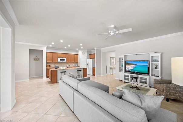 Interior, Kitchen, Living room, Recessed Lighting