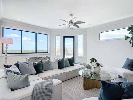 Interior, Living room, Recessed Lighting