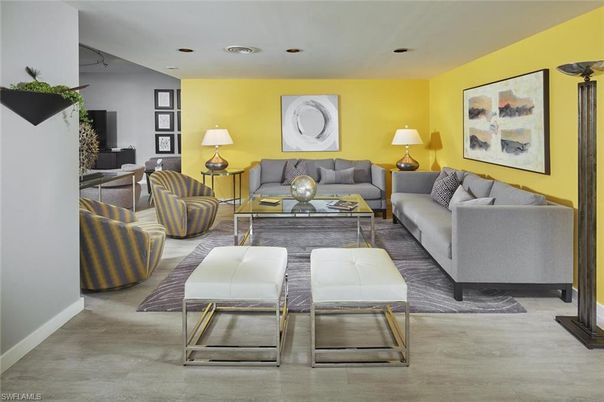 Interior, Living room, Recessed Lighting
