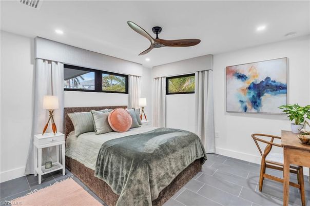 Bedroom, Interior, Recessed Lighting