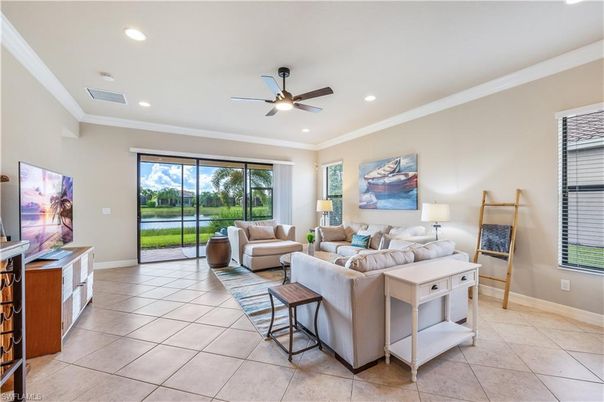 Interior, Living room, Recessed Lighting