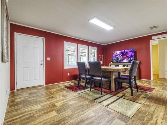 Dining room, Interior, Wood Texture Flooring