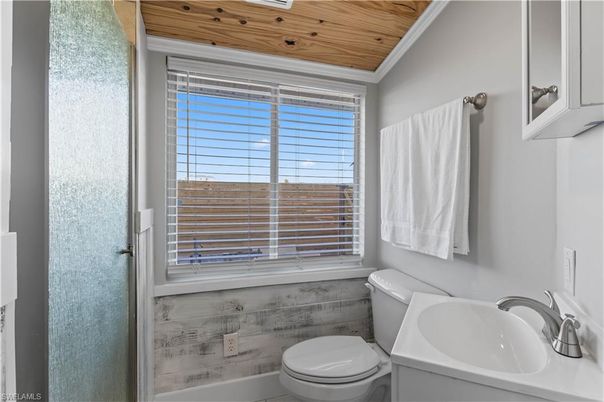 Bathroom, Interior, Wooden Ceilings