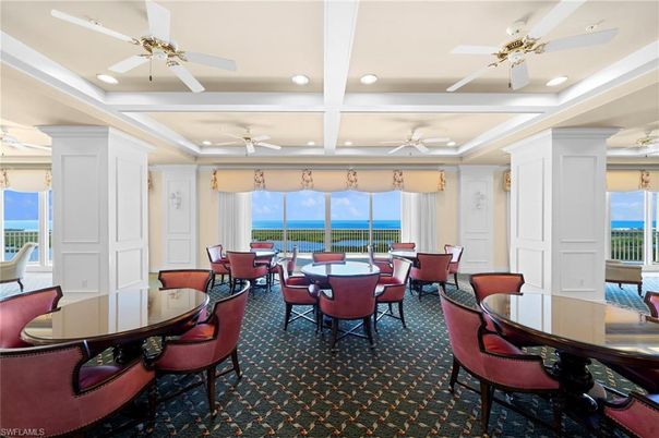 Dining room, Interior, Recessed Lighting, Water