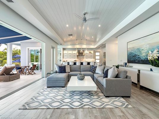 Dining room, Interior, Kitchen, Living room, Pendant Lights, Recessed Lighting, Wood Texture Flooring