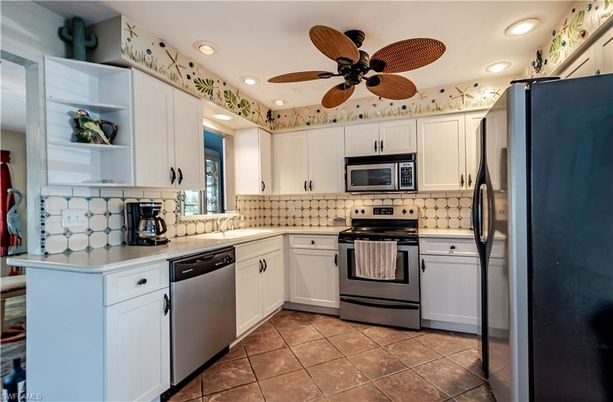 Interior, Kitchen, Recessed Lighting, Stainless Steel Appliances
