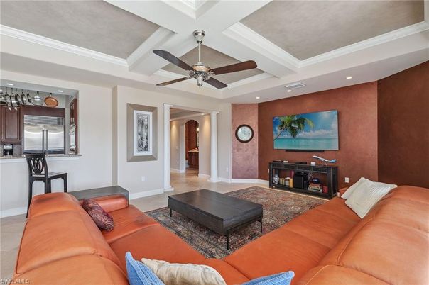 Interior, Kitchen, Living room, Recessed Lighting, Stainless Steel Appliances