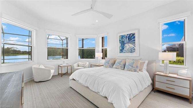 Bedroom, Interior, Recessed Lighting, Water